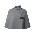 Asymmetrical Collar Cape