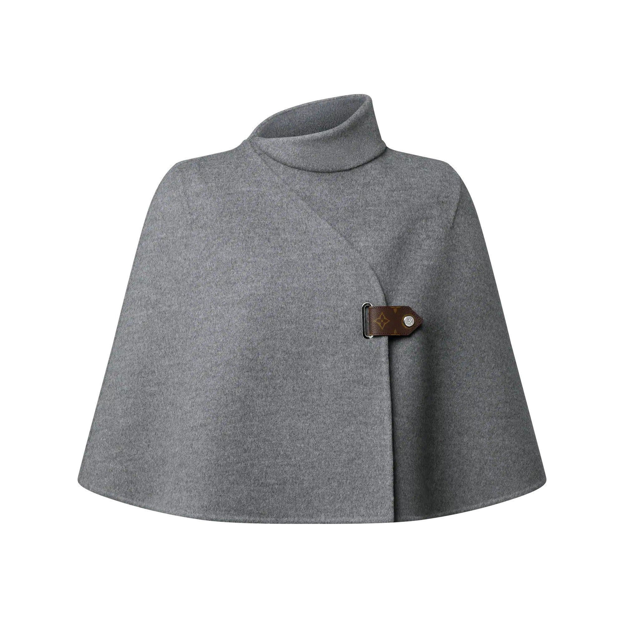 Asymmetrical Collar Cape