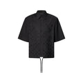 Monogram Flowers Embroidered Short-Sleeved Shirt