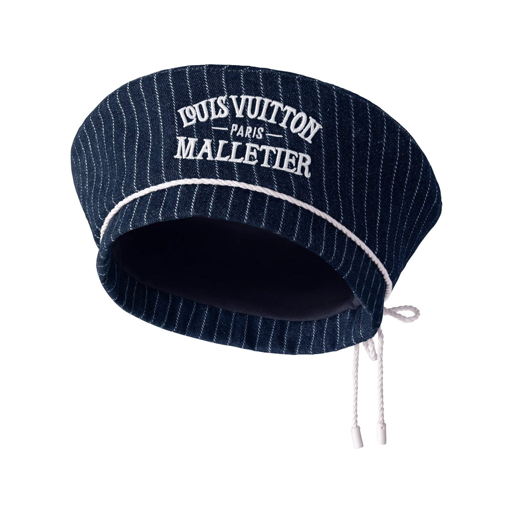 Denim Stripes Beret