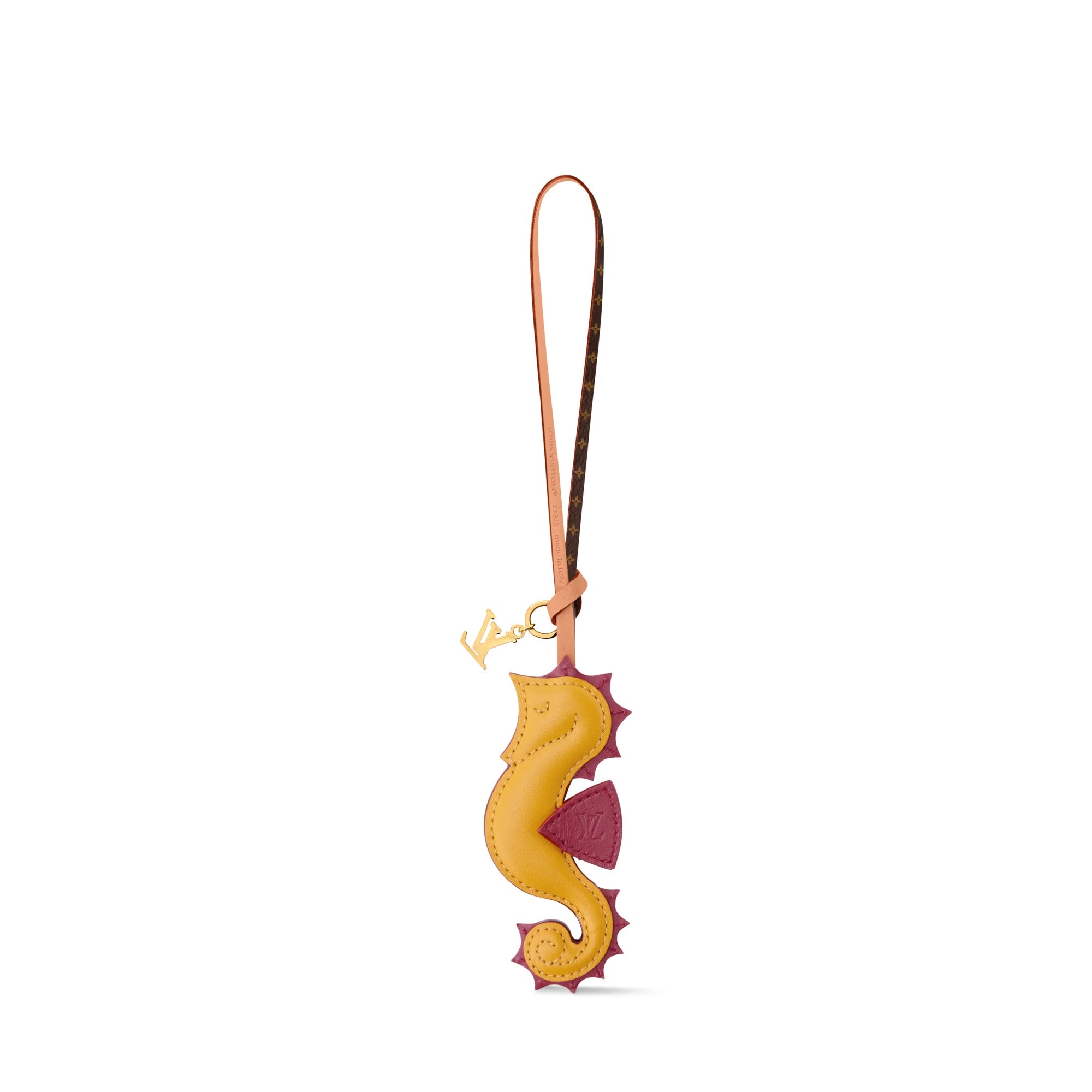 LV Seahorse Bag Charm
