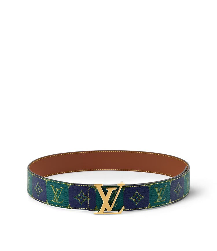 LV Initiales College Monogram Heritage 40mm Reversible Belt