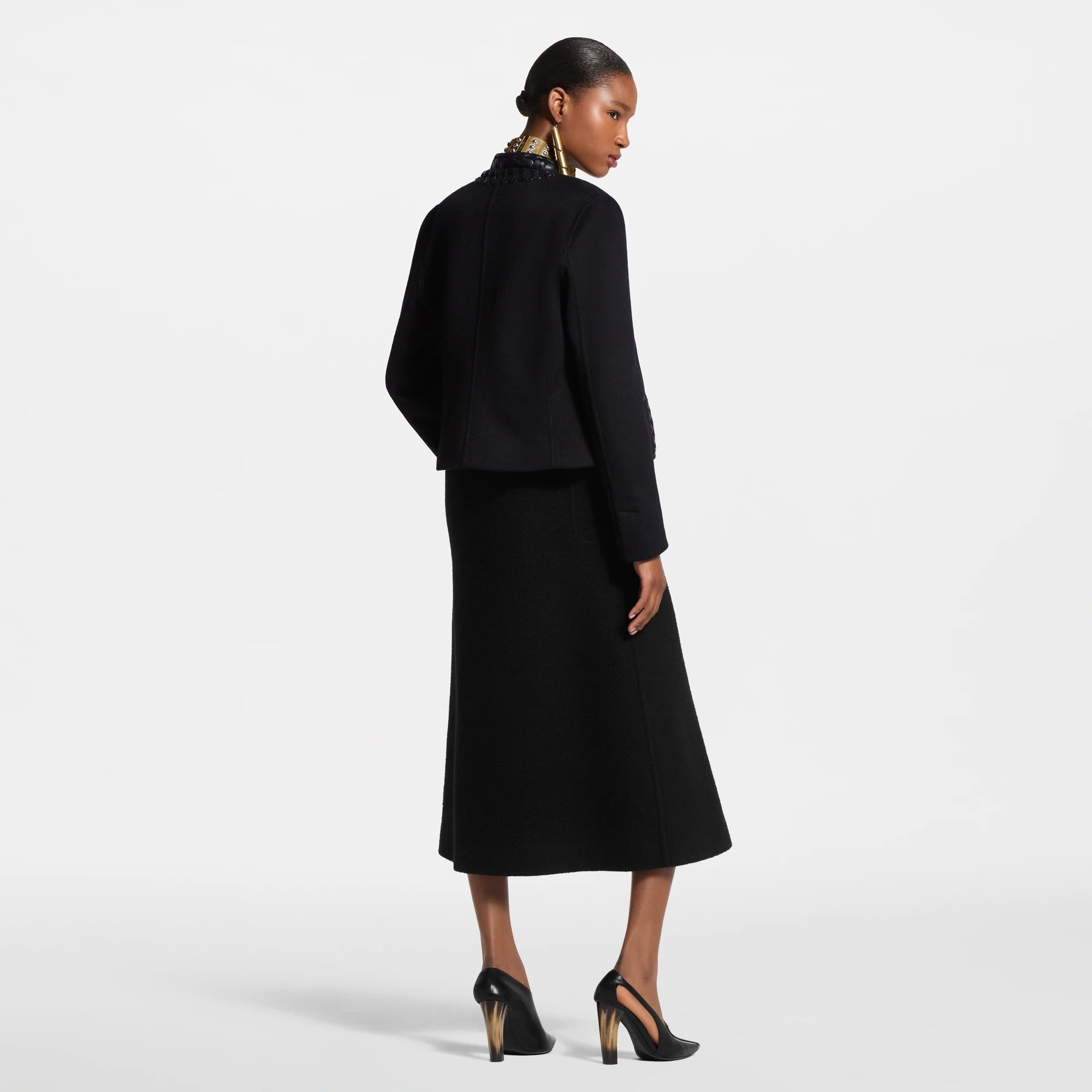 Braided Trim Boxy Jacket