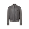 Mixed Suede And Knit Blouson