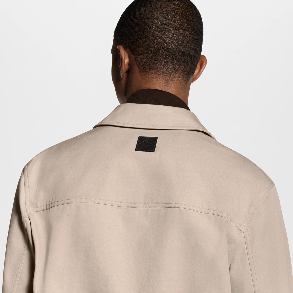 Embossed Signature Cotton Overshirt