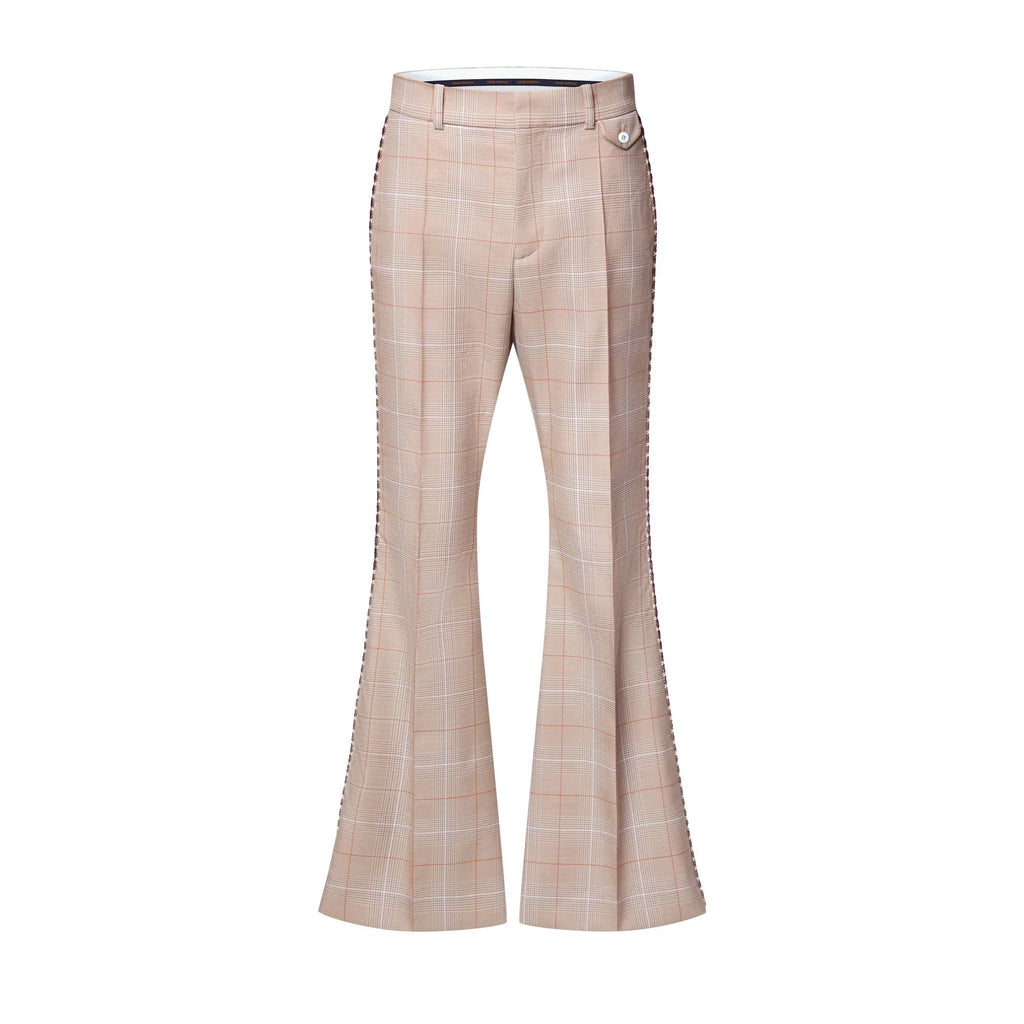 Bootleg Pants With Bead-Embroidered Details
