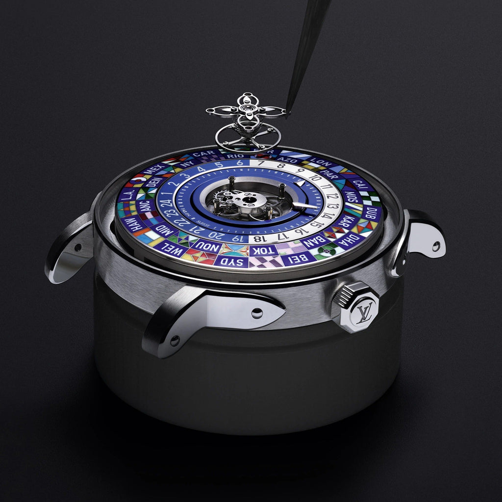 Louis Vuitton Escale Worldtime, Automatic, 40mm, Platinum