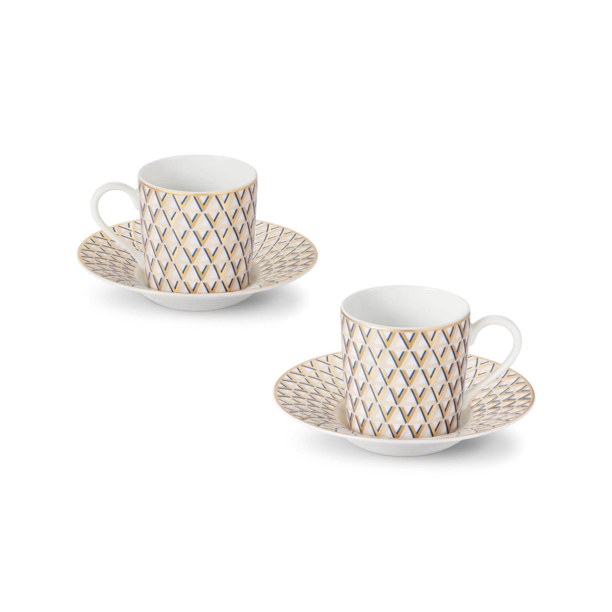 Splendor Set of 2 Coffee Cups and Saucers