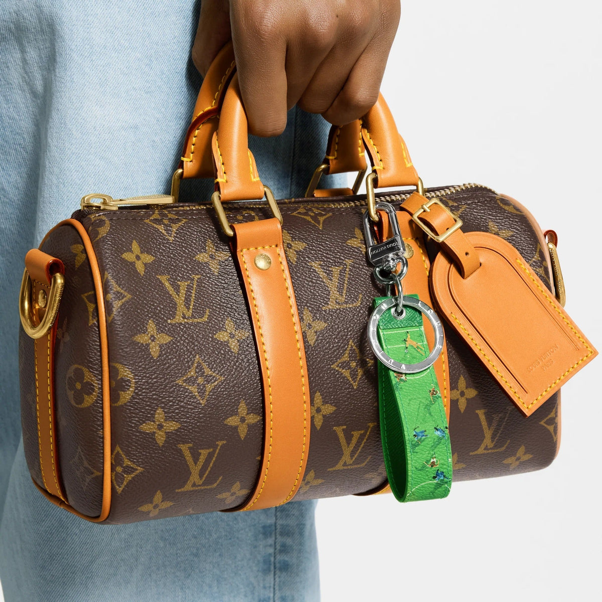 LV Dragonne Sport Key Holder and Bag Charm