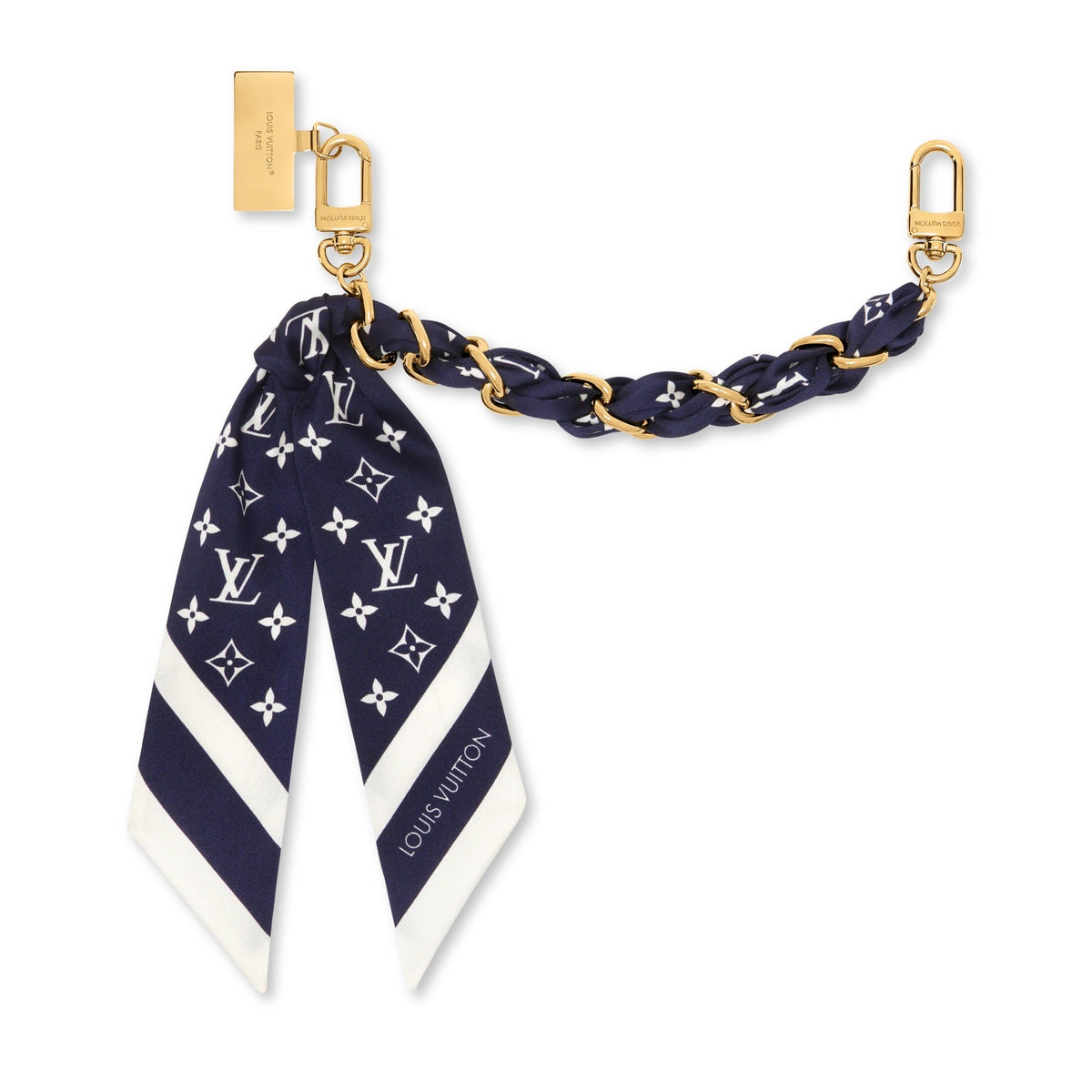 Monogram Silhouette Chain Bag Charm