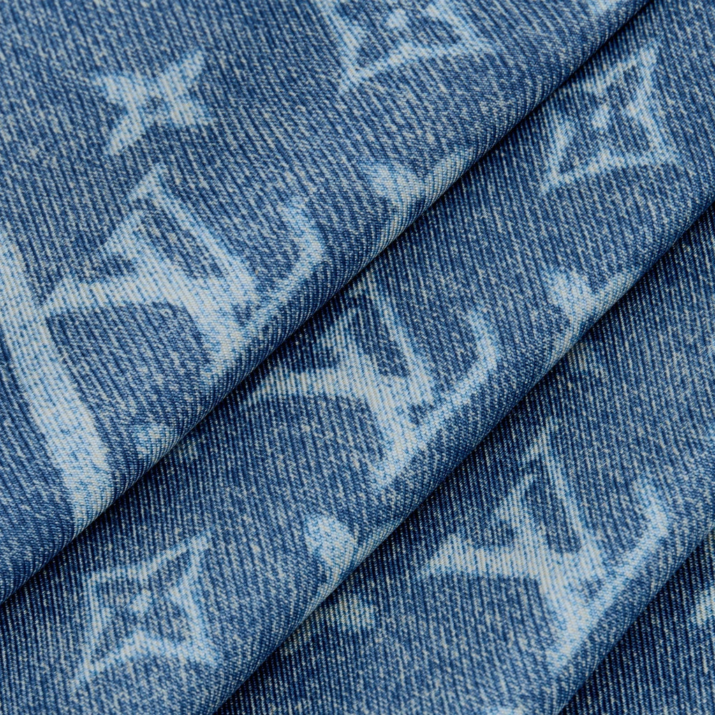 LV Denim Stamp Square 90