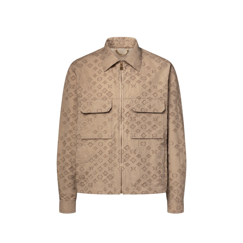 Monogram Ripstop Zippered Overshirt
