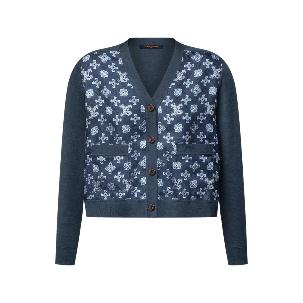 Nouveau Monogram Front Cardigan
