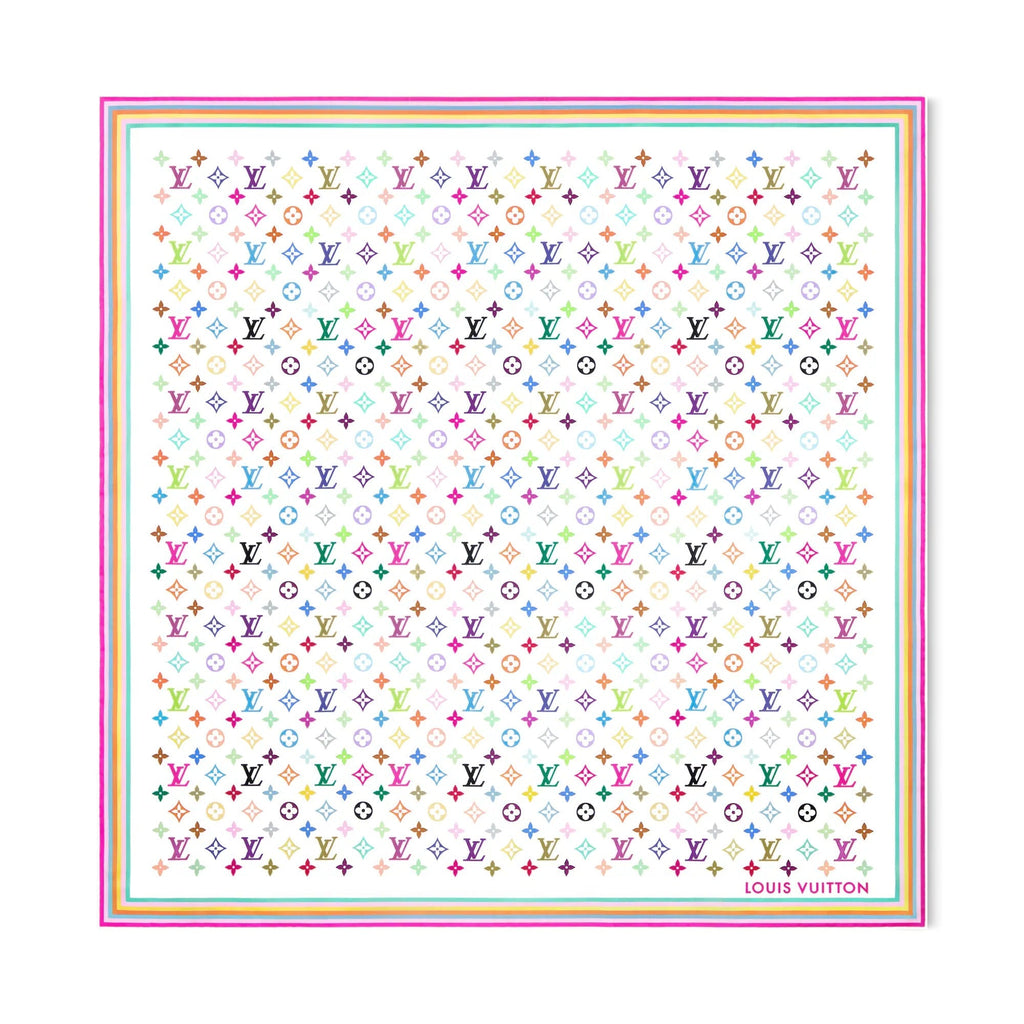 LV x TM Monogram Multicolor Square 90
