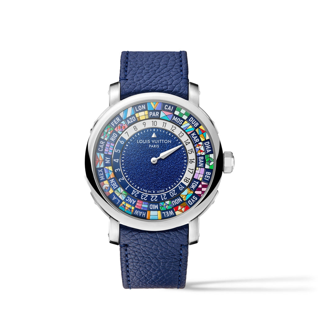 Louis Vuitton Escale Worldtime, Automatic, 40mm, Platinum