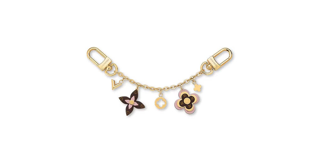 Blooming Flowers Chain Bag Charm