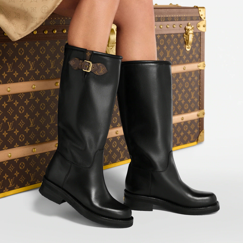 LV Biker High Boot