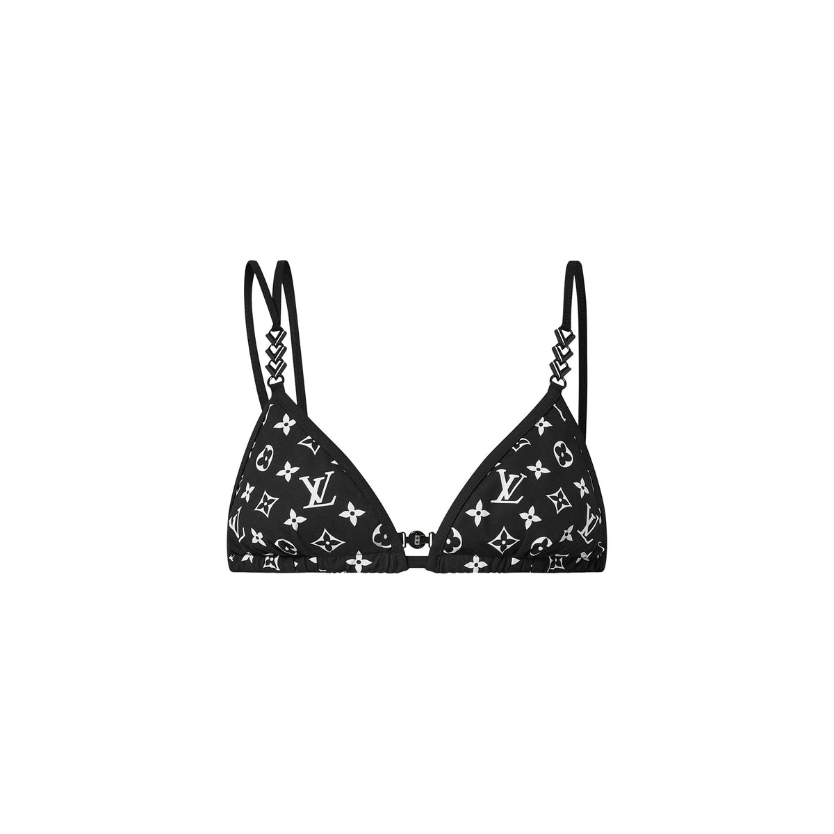 Graphic Monogram Bikini Top