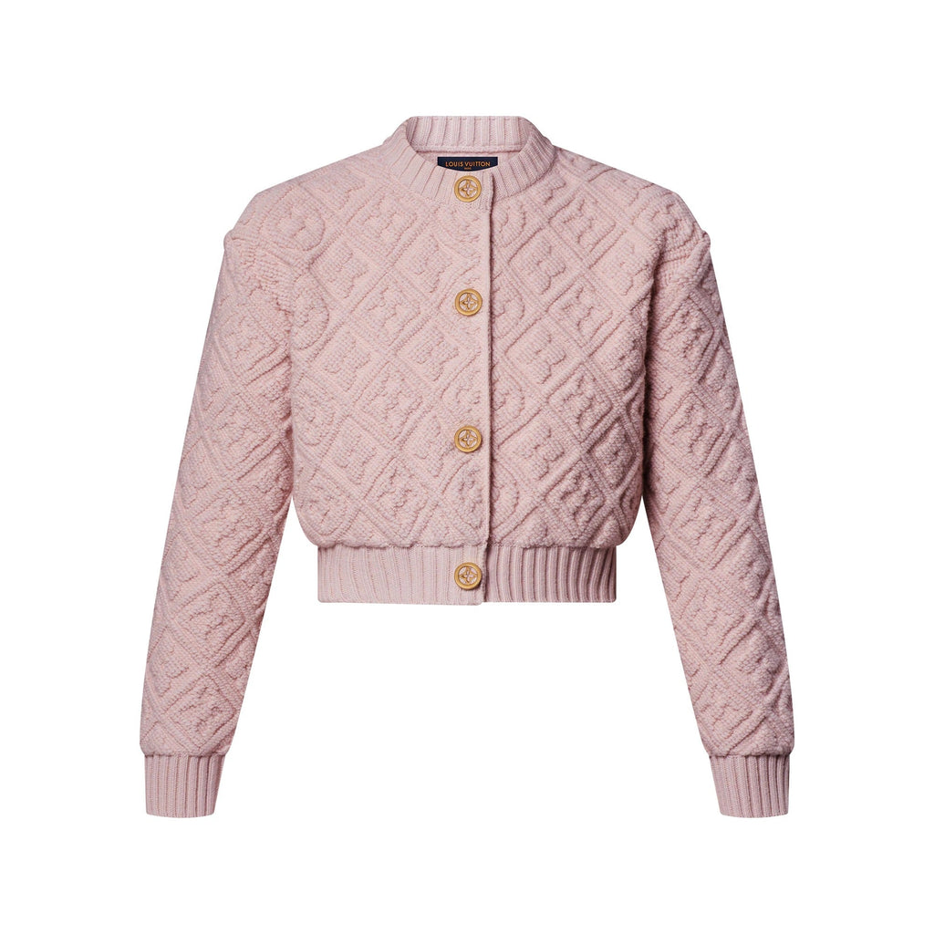 Monogram Toweling Cardigan