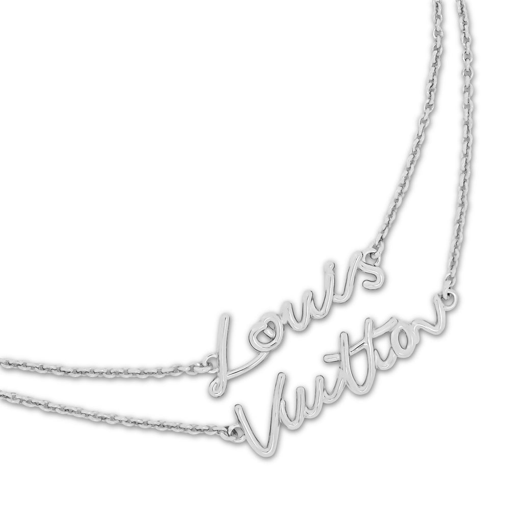 LV Script Necklace
