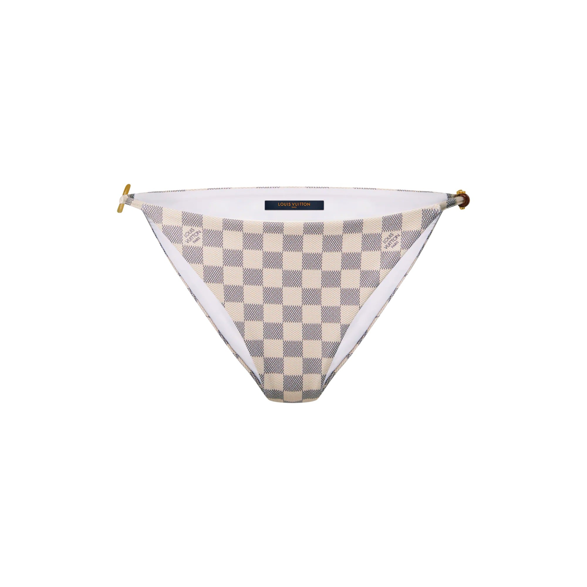 Damier Triangle Bikini Bottoms