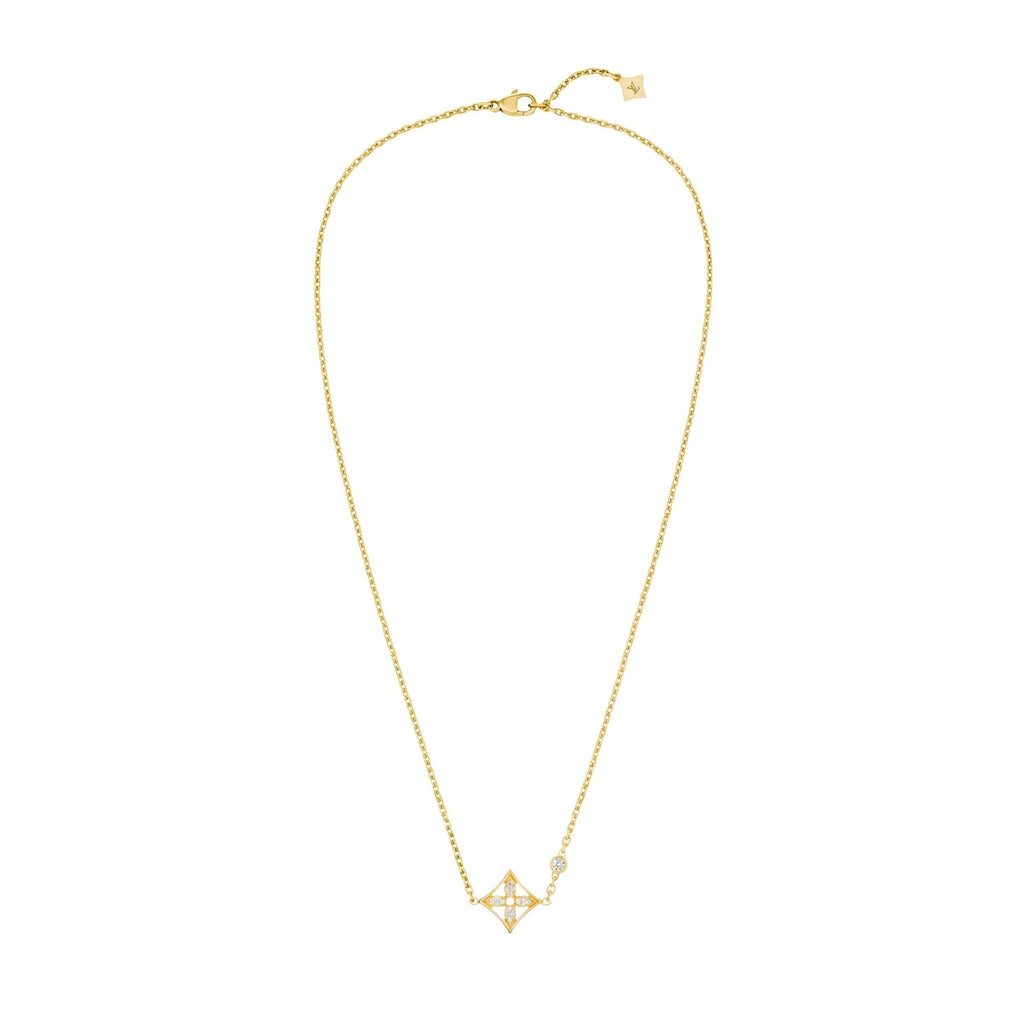 Idylle Blossom Pendant, Yellow Gold And Diamonds