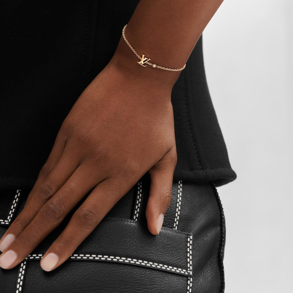 Idylle Blossom LV Bracelet, Pink Gold and Diamond