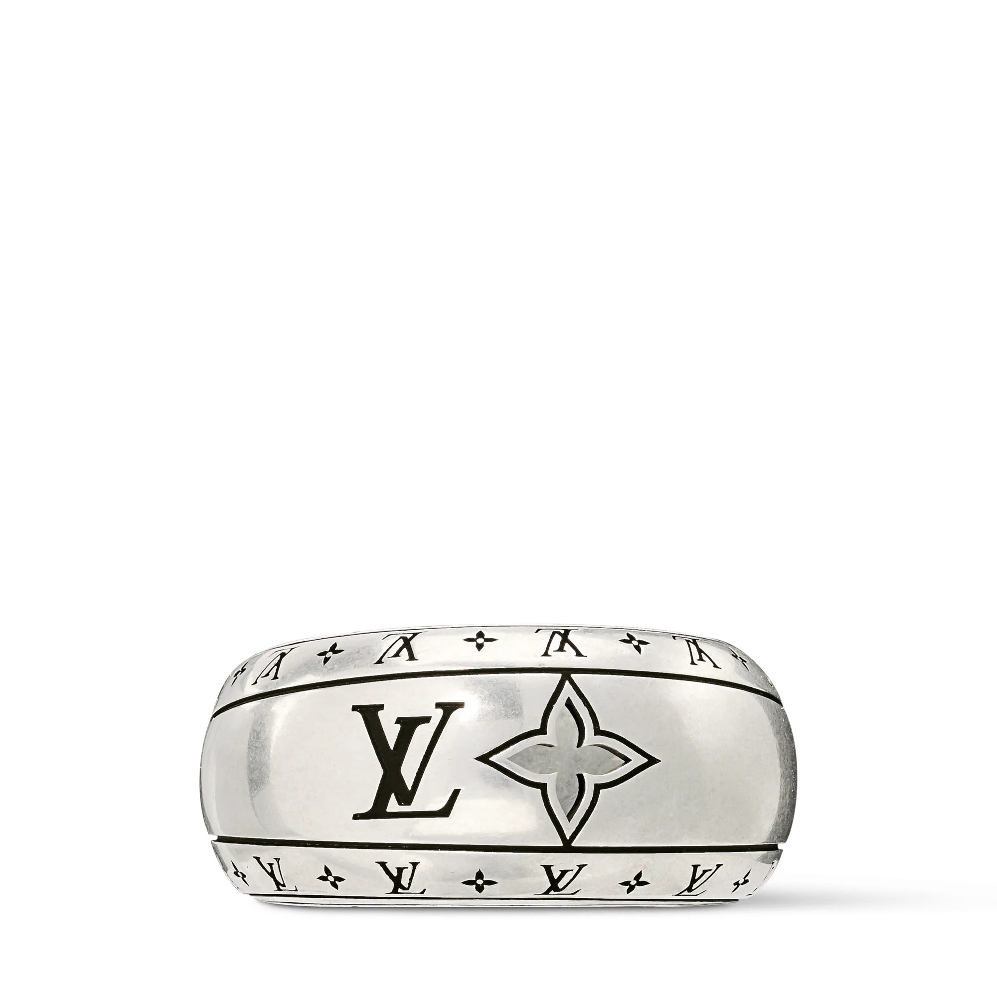 Monogram Flower Ring