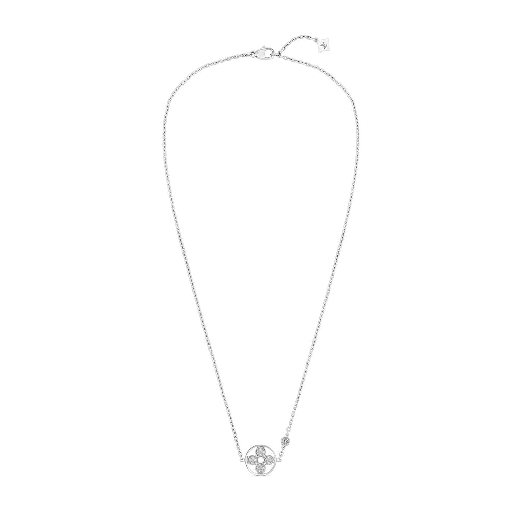 Idylle Blossom Pendant, White Gold And Diamonds