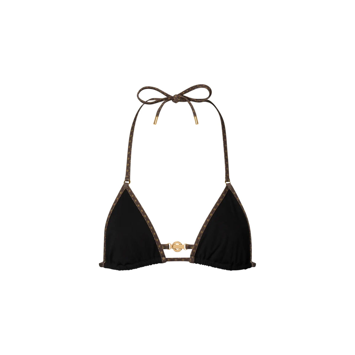 Monogram Accent Bikini Top