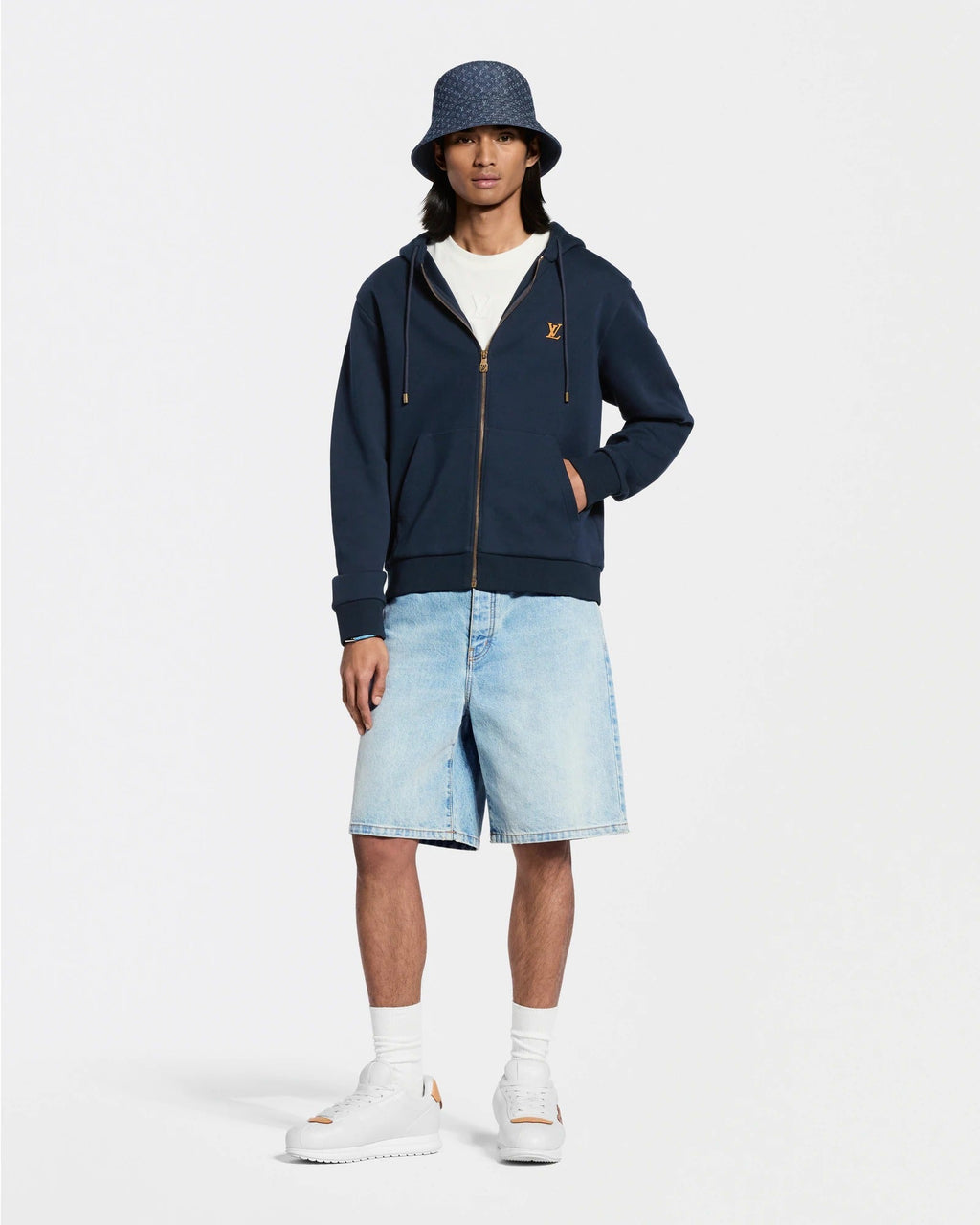 Monogram Denim Icon Bucket Hat