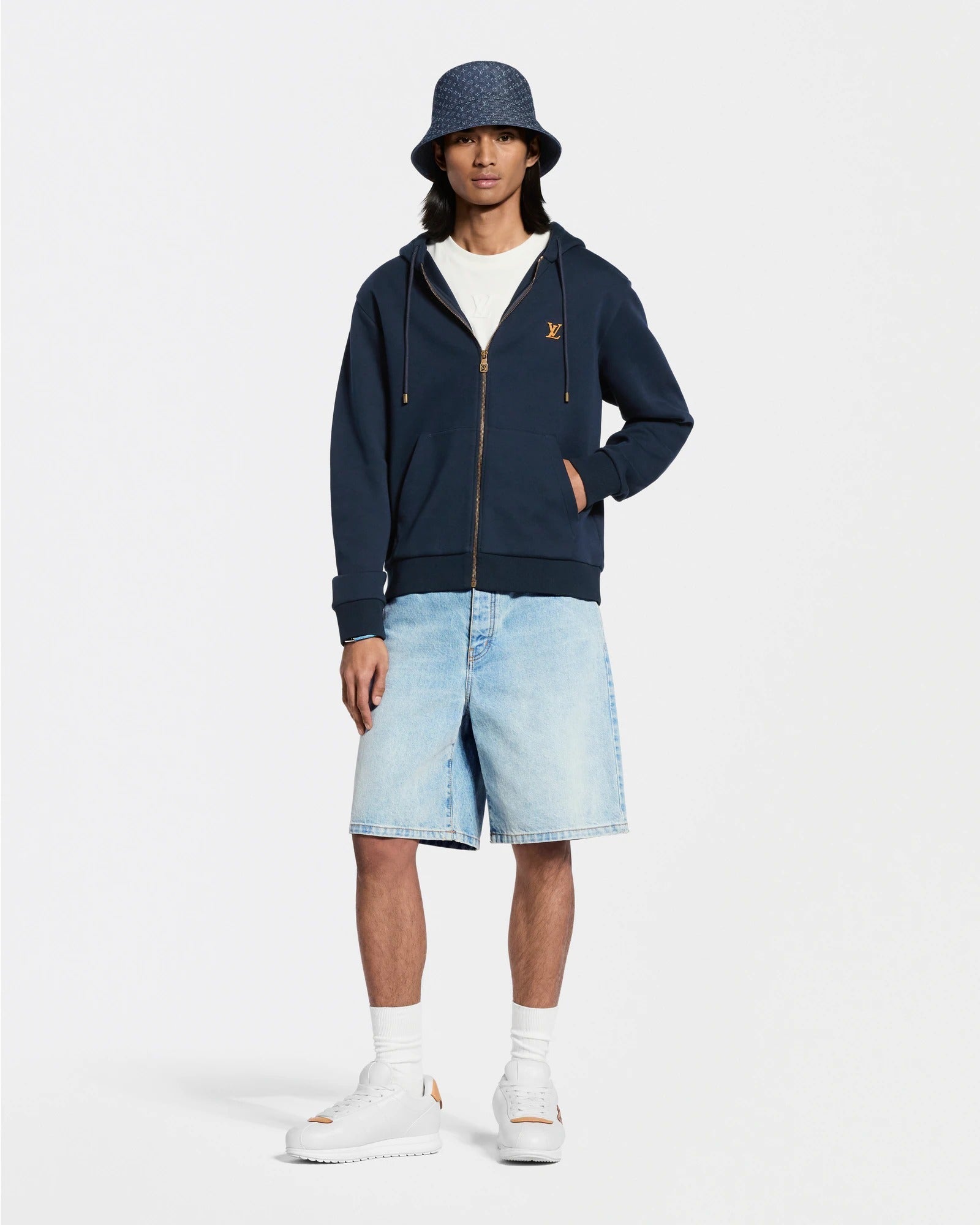 Monogram Denim Icon Bucket Hat
