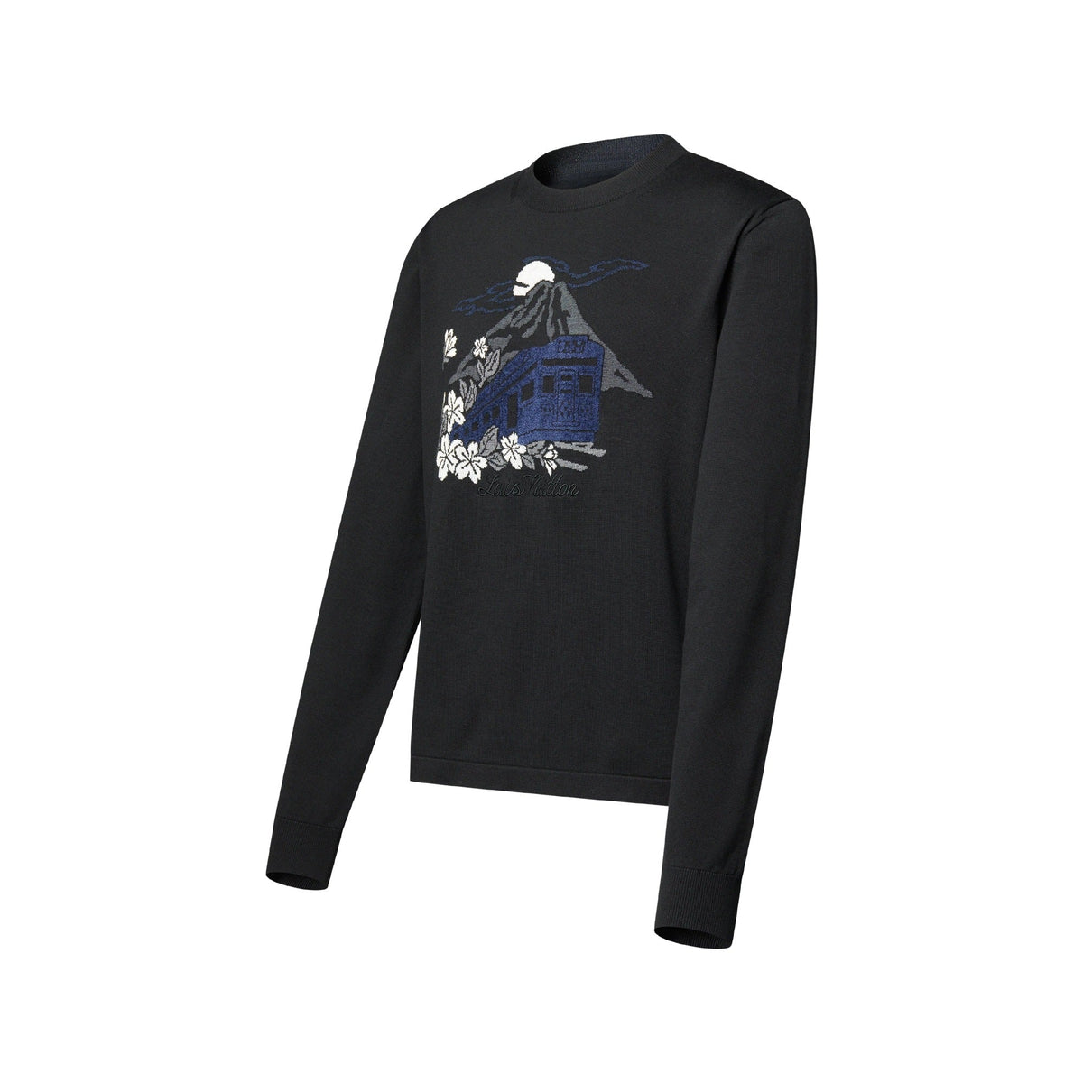 Knitted Long-Sleeved Crewneck