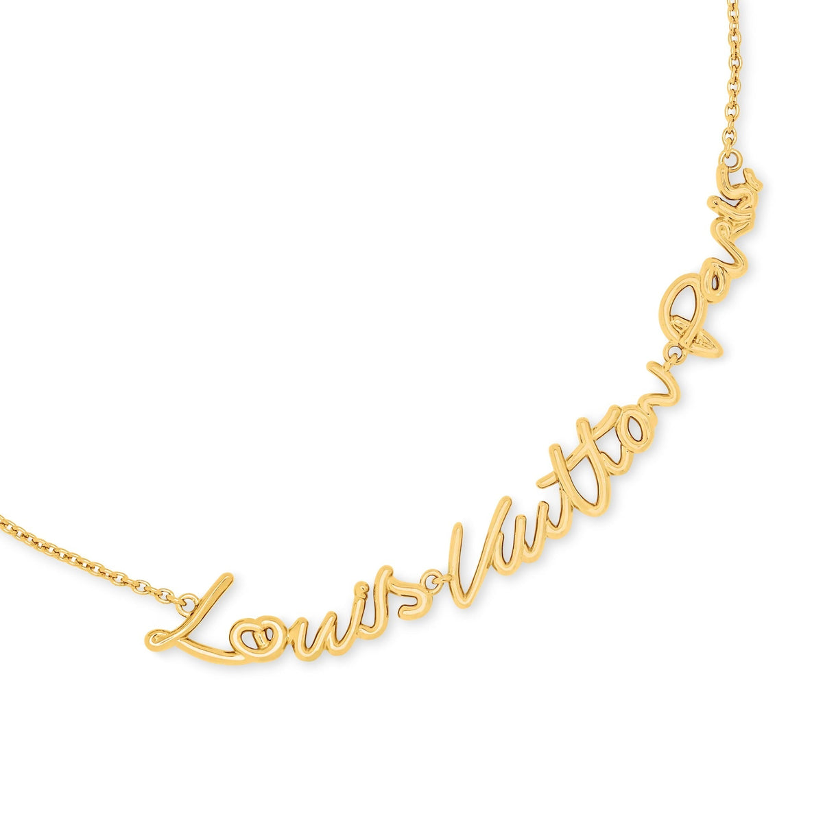 LV Script Necklace