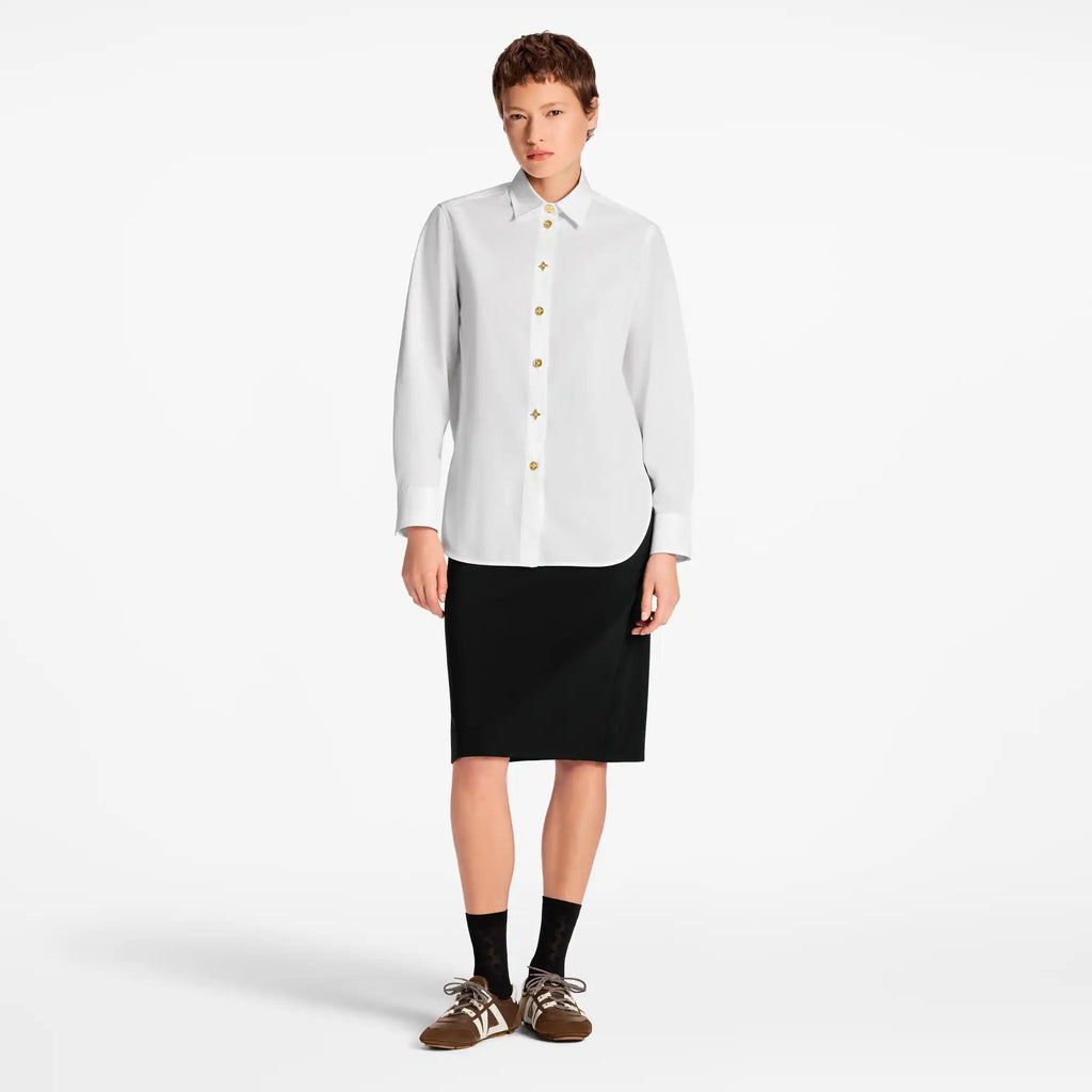 Monogram Button Shirt
