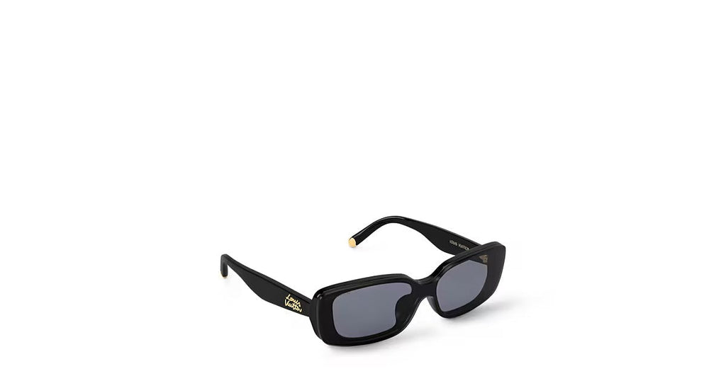 LV Script Low Rectangle Sunglasses