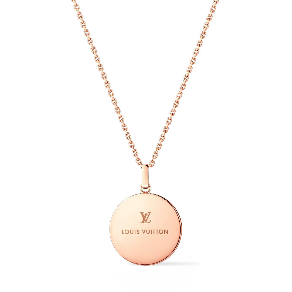 Color Blossom XL Sun Medallion, Pink Gold, Malachite and Diamond