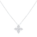 Idylle Blossom Pendant, White Gold And Diamonds
