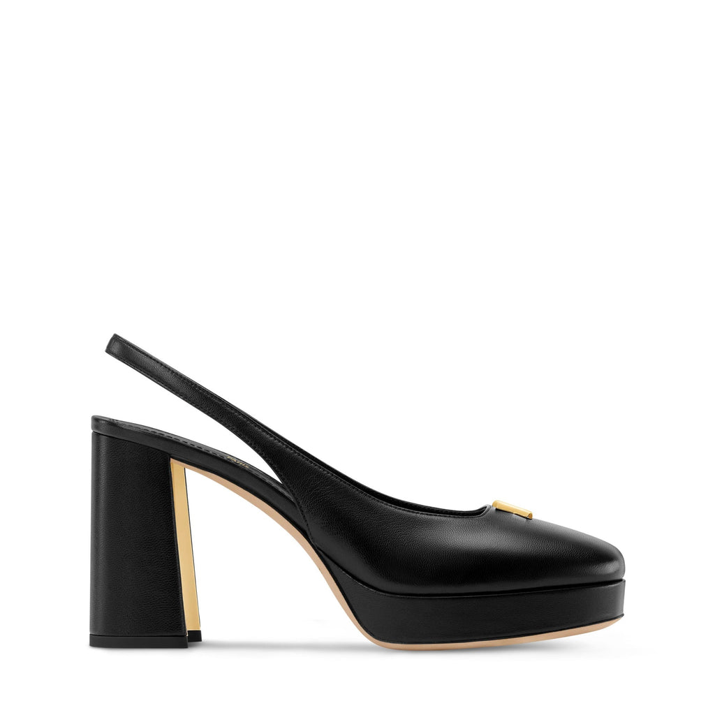 Swing Platform Slingback Pump