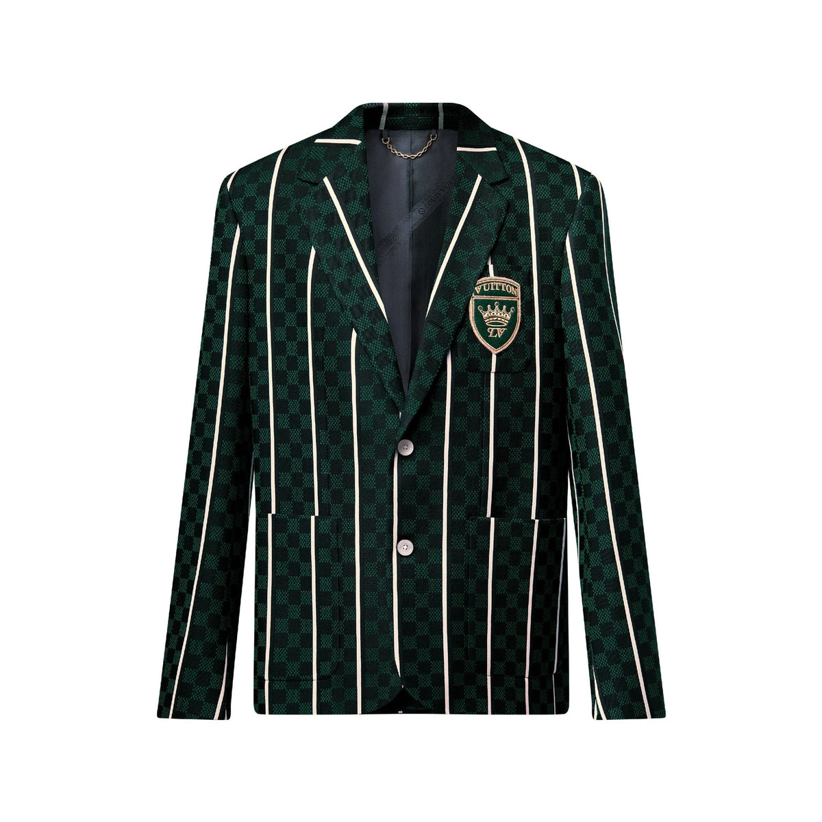Graphic Tailored Single-Breasted City Jacket