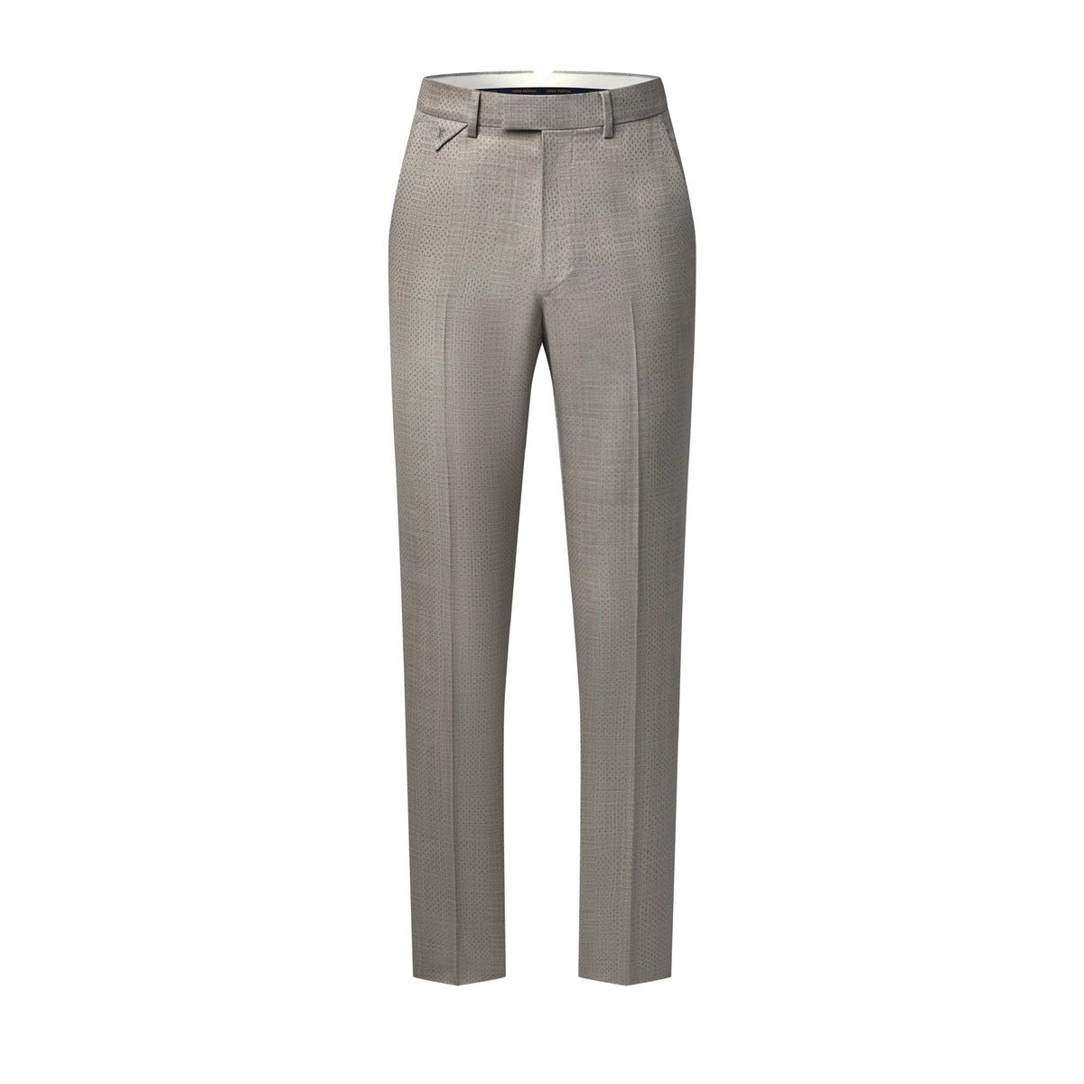 Damier Jacquard Cigarette Pants
