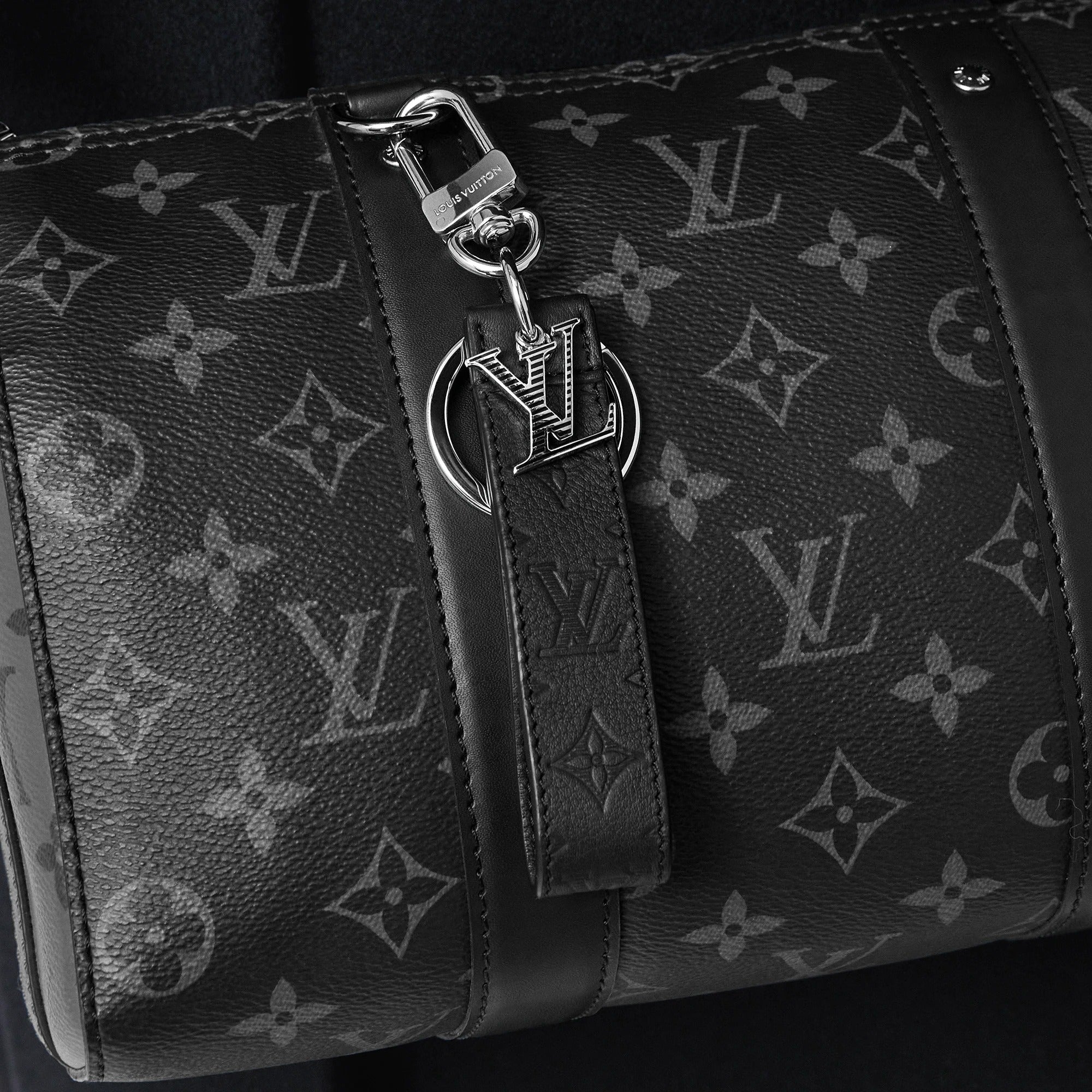 LV Shadow Dragonne Key Holder And Bag Charm