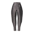 Leopard Print Split-Leg Jeans