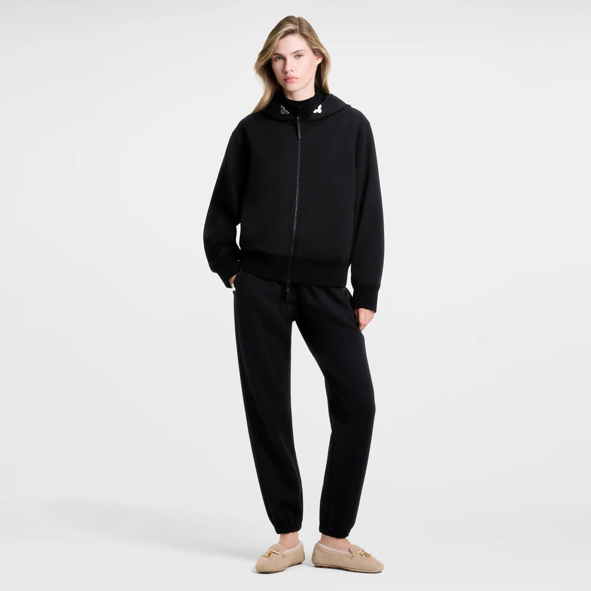 Monogram Accent Hoodie