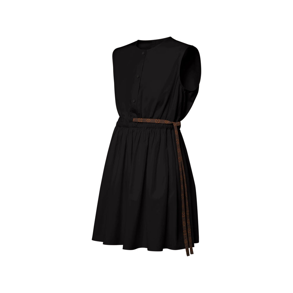 Monogram Drawstring Dress