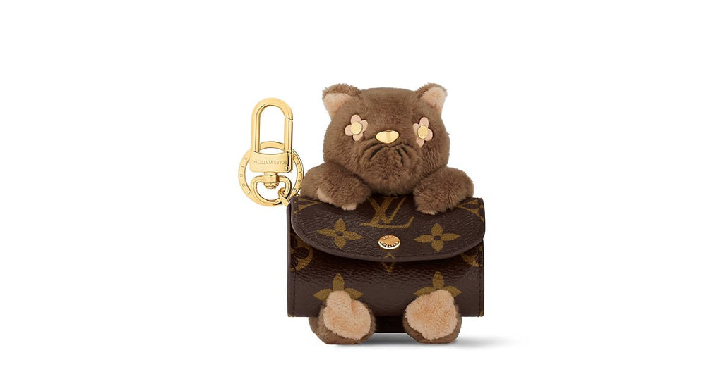 LV Cute Cat Pouch Earphone Case