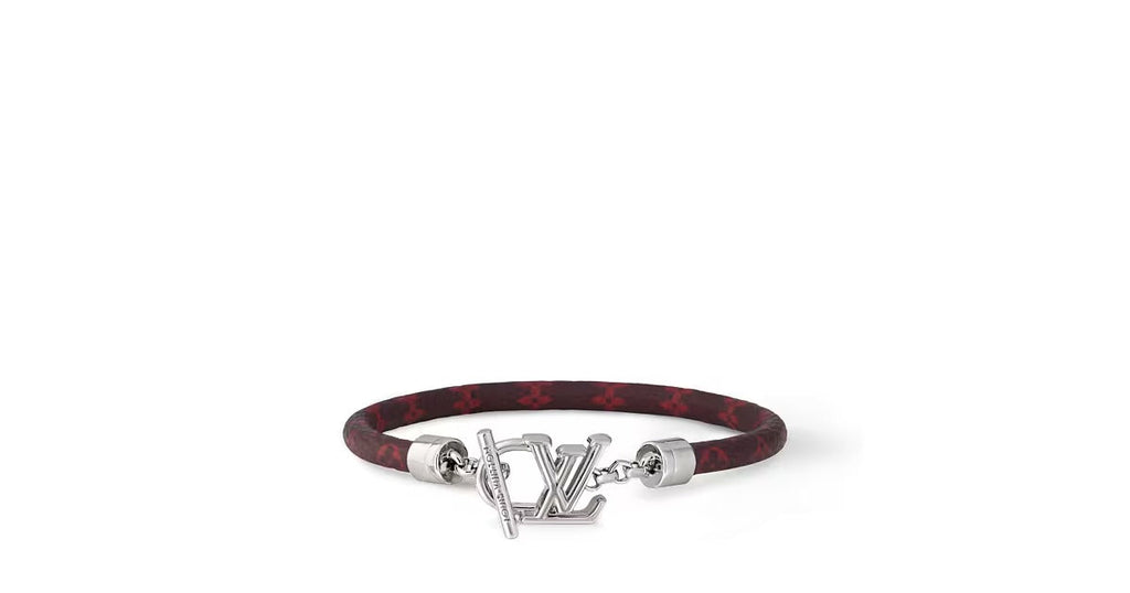 LV Dimension Monogram Leather Bracelet