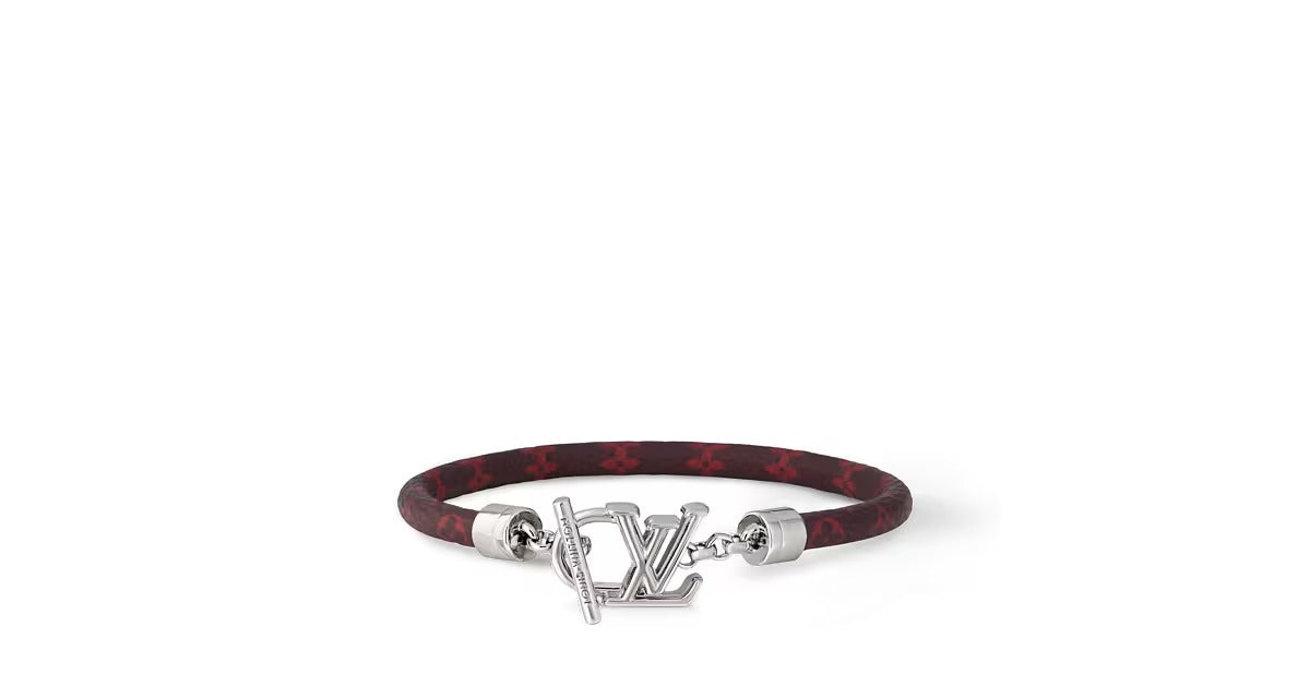 LV Dimension Monogram Leather Bracelet