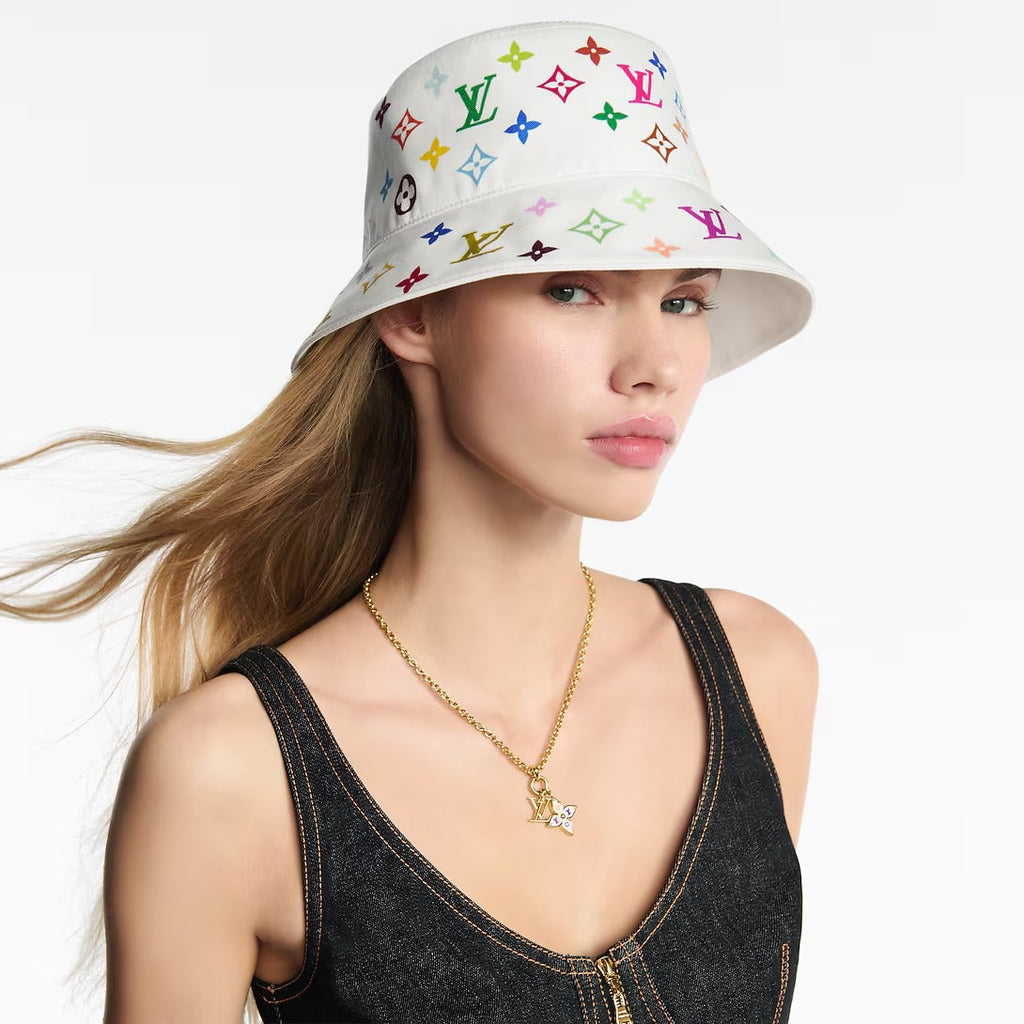 LV x TM Reversible Superflat Bucket Hat
