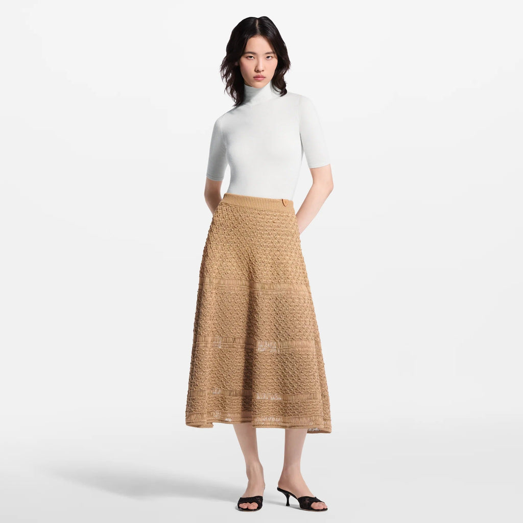 High Neck Knit Top